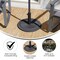 Flash Furniture Kona Black Cement Patio Umbrella Base w/Sunburst Patterned Wthrproof Polymer Coating, 19.25-in. Dia GM-WL-B49014A-BK-GG - alternate 5